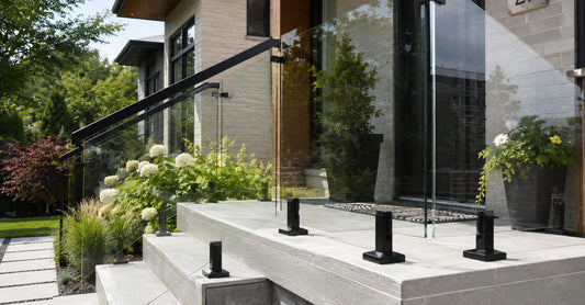 deck railings glass