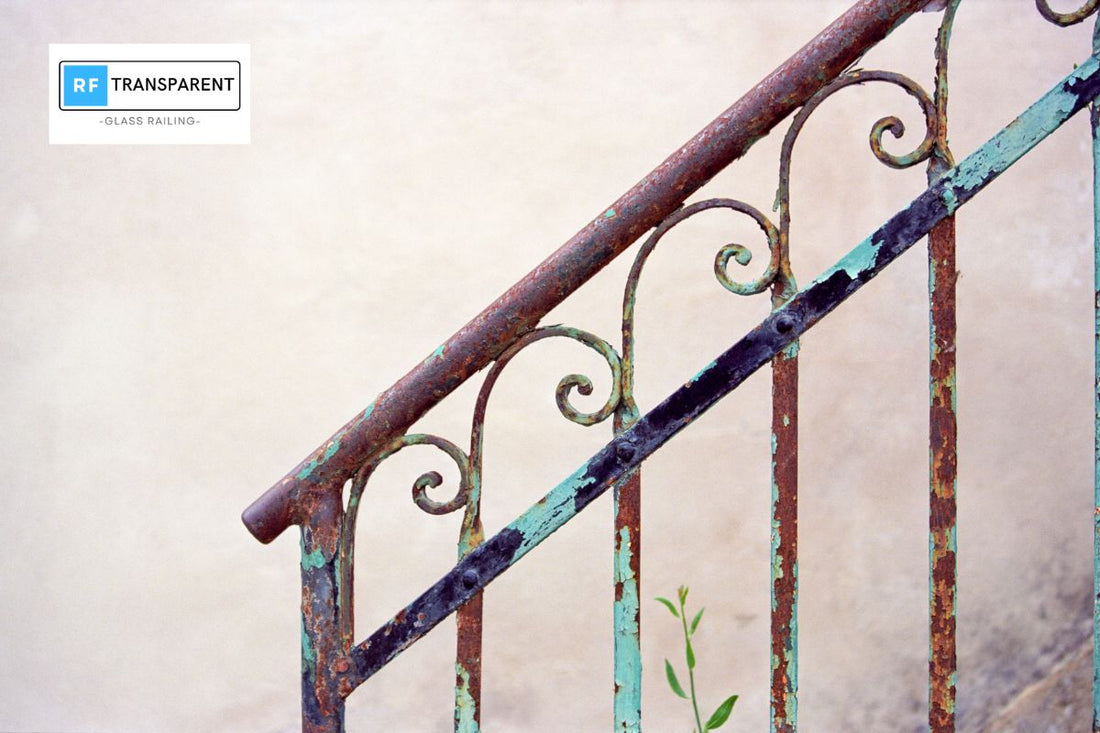 Plaform Handrail Rusting How to Remove Rust from Handrail?