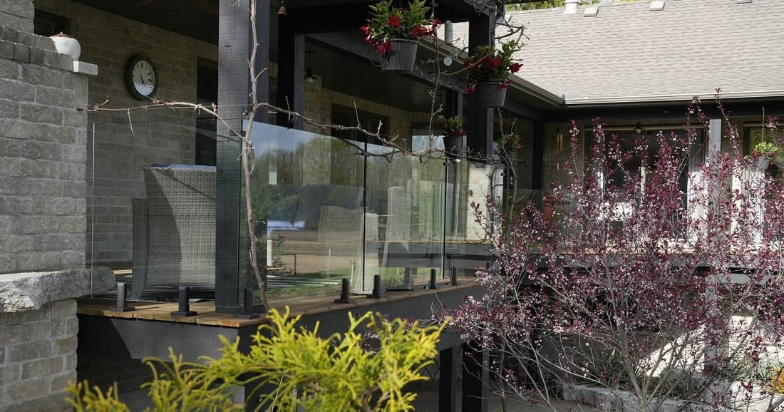 balcony glass railings
