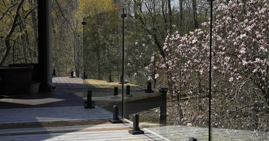 clear deck railings