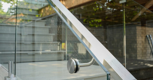exterior glass railing