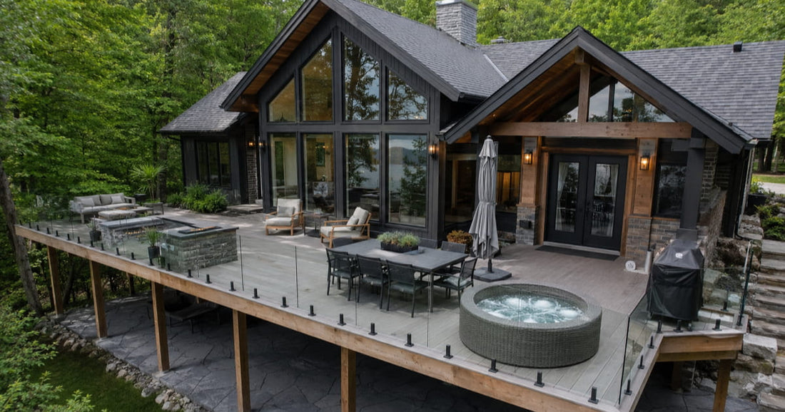 glass deck railing canada