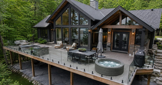 glass deck railing canada