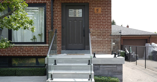 glass deck rails