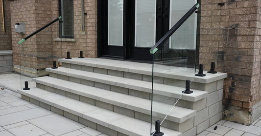 tempered glass railings